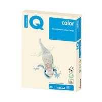 Бумага цветная пастель кремовый, 100л, А4 80г/м2, IQ "Color pale"
