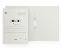 Картинка Скоросшиватель "ДЕЛО", картон немелованный, 360г/м2 белый, пробитый с сайта smikon.ru