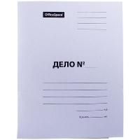 Картинка Скоросшиватель "ДЕЛО", картон мелованный, 380г/м2, белый, пробитый с сайта smikon.ru