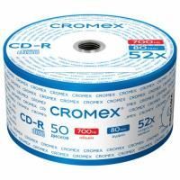 Картинка Диск CD-R CROMEX 700Mb 52x 50шт/уп. Bulk (термоусадка без шпиля) с сайта smikon.ru