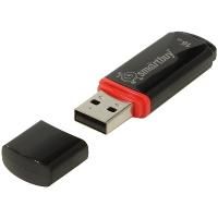 Картинка Флеш-память _16GB Smart Buy Crown USB 2.0, с колпачком, корпус пластик черный с сайта smikon.ru
