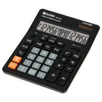 Картинка Калькулятор настольный 16 разрядов, двойное питание, 00, черный, 205х155х36мм,  Eleven SDC-664S с сайта smikon.ru